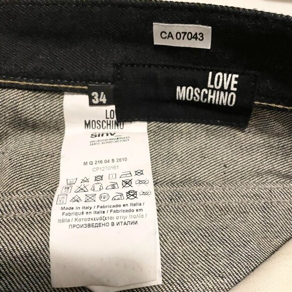 Love Moschino Mens Jeans Size 34 - Picture 5 of 16